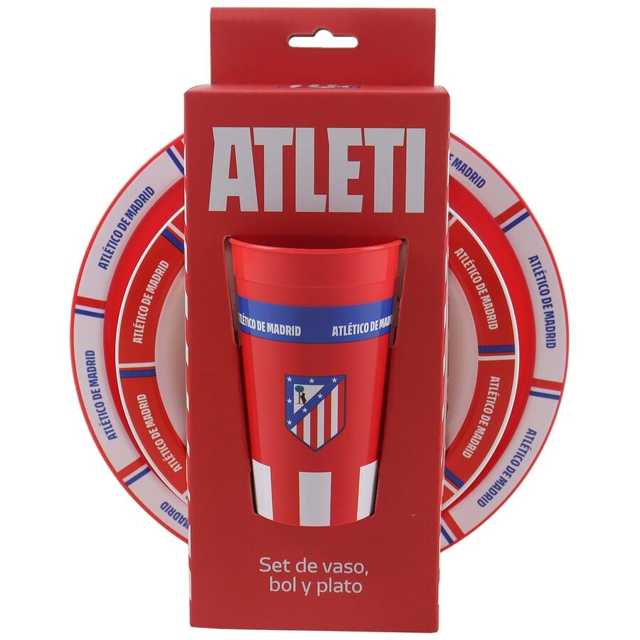 Set vajilla Atletico de Madrid 3pzs - Frikibase.com