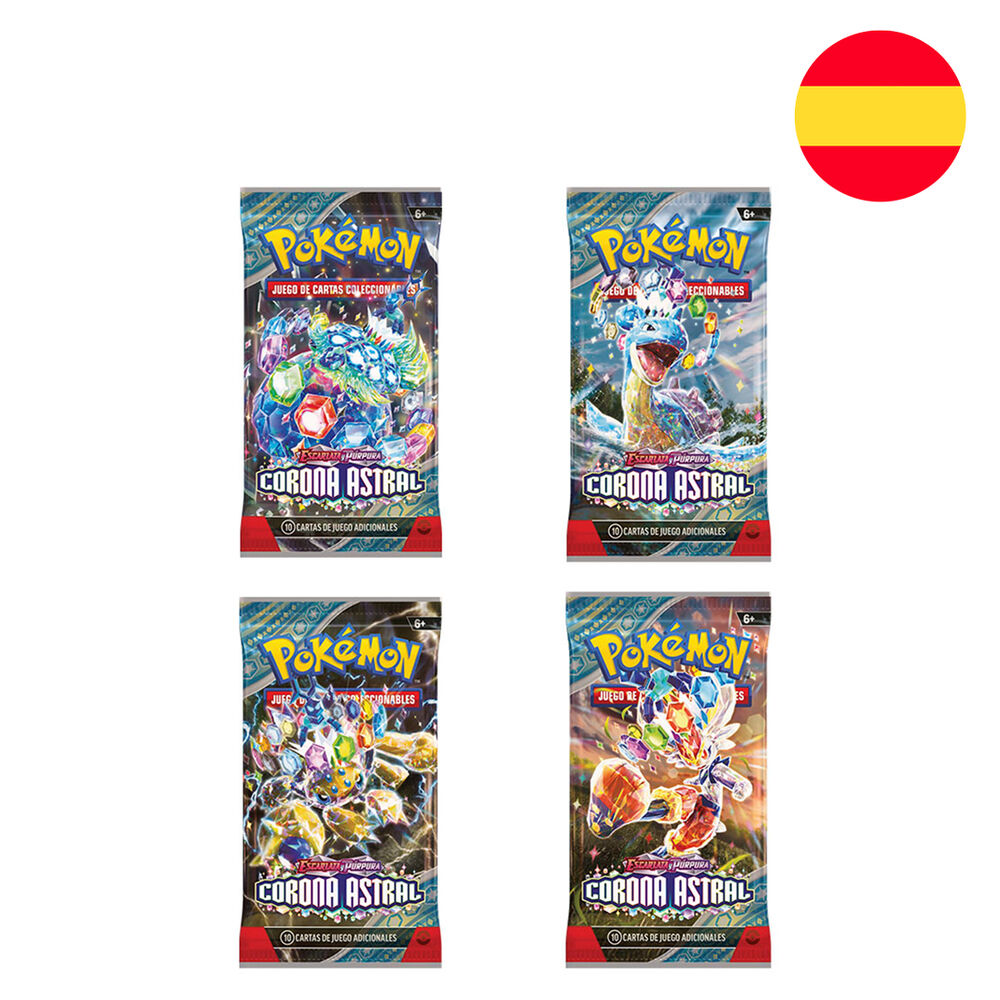Sobre cartas Corona Astral Escarlata & Purpura Pokemon español - Frikibase.com