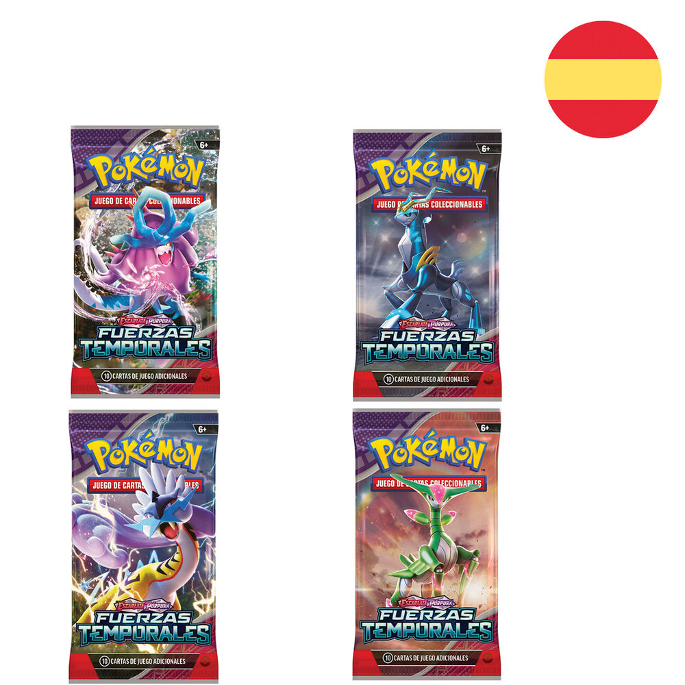 Sobre cartas Fuerzas Temporales Pokemon español - Frikibase.com