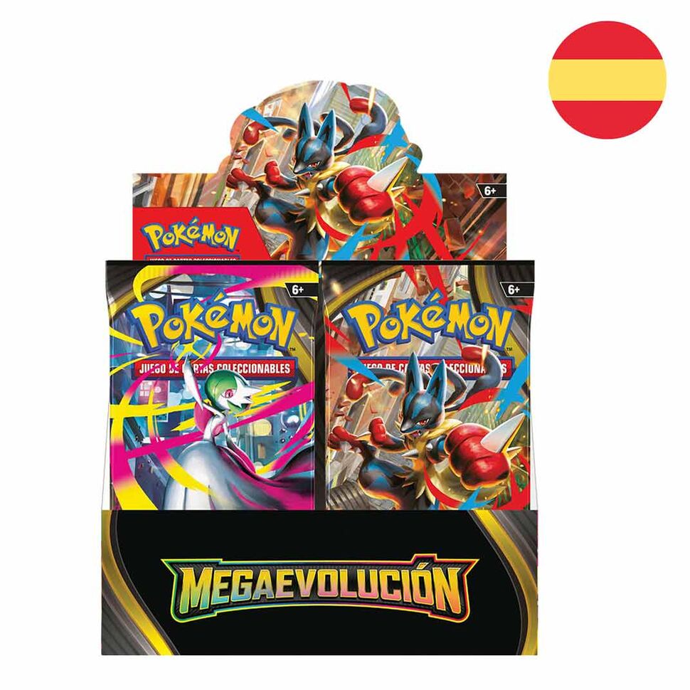 Sobre cartas Mega Evolucion Pokemon español surtido - Frikibase.com