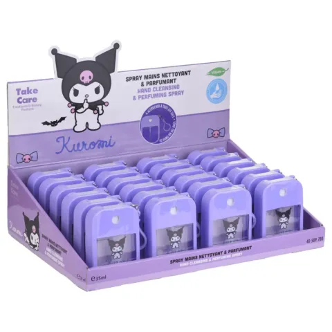 Spray desinfectante manos Kuromi Hello Kitty - Frikibase.com