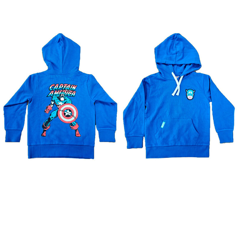 Sudadera capucha Capitan America Marvel - Frikibase.com