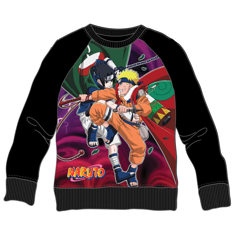 Sudadera Naruto Sasuke Fight Naruto infantil - Frikibase.com