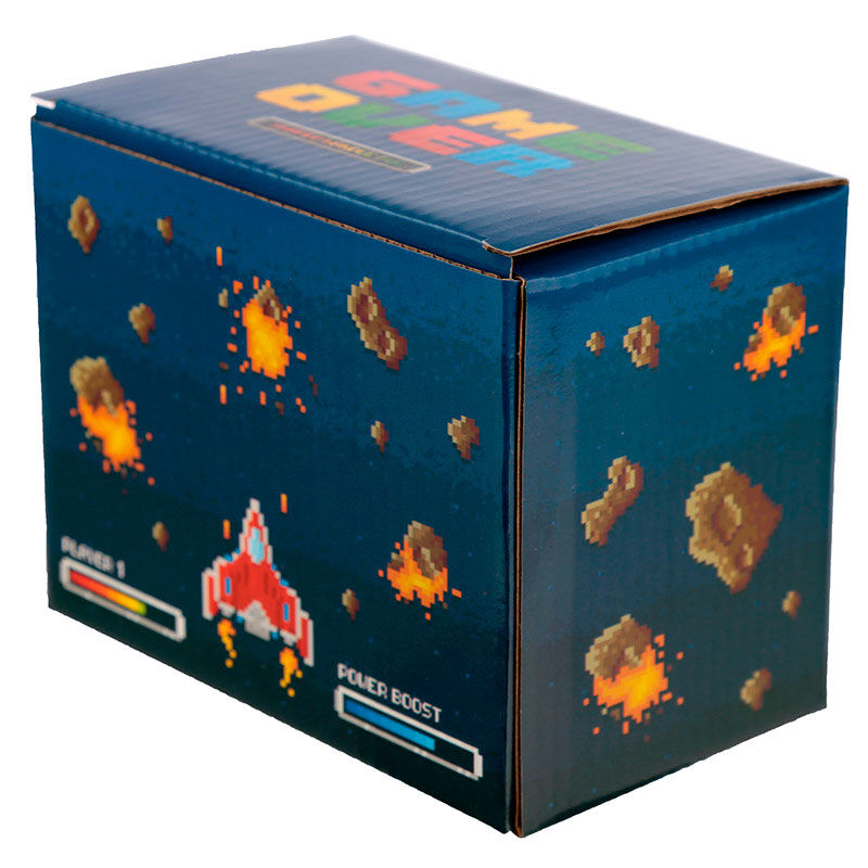Taza asa 3D Mando Videojuego Pixel Game Over - Frikibase.com