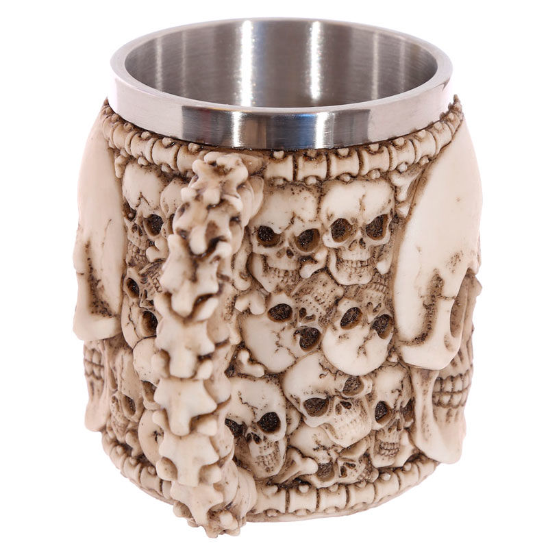 Taza Calavera y Cabezas de Calaveras - Frikibase.com