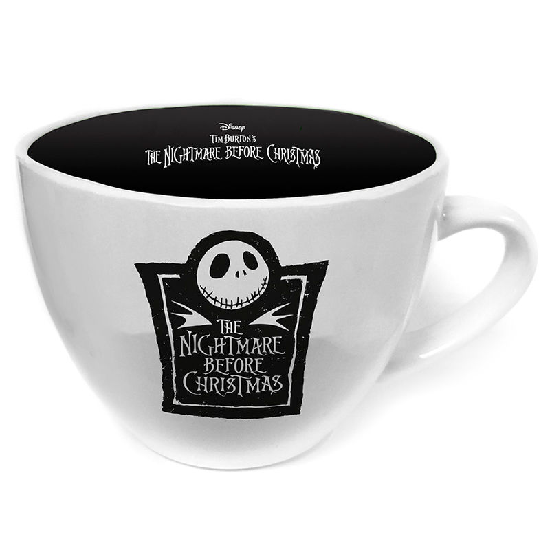 Taza Capuccino Pesadilla Antes de Navidad Disney - Frikibase.com