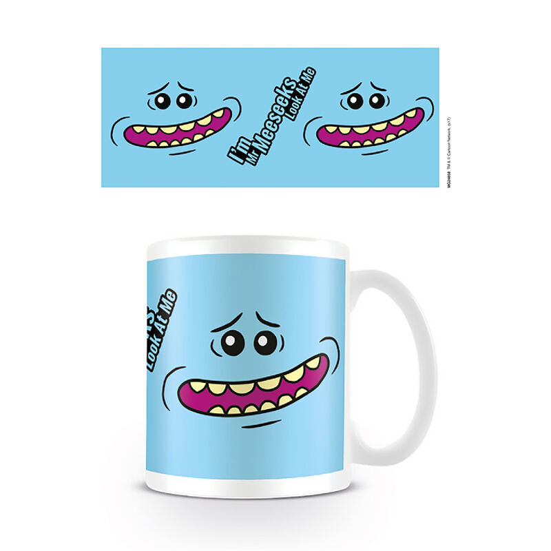 Taza Cara Mr. Meeseeks Rick & Morty 315ml - Frikibase.com
