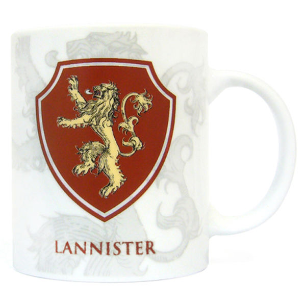 Taza escudo Lannister Juego de Tronos - Frikibase.com