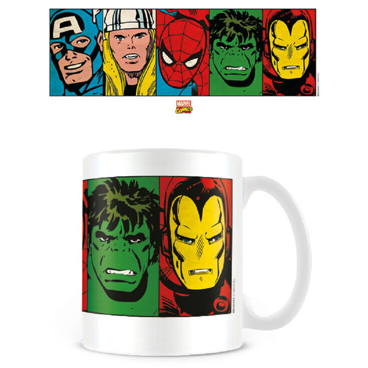 Taza Faces Vengadores Avengers Marvel - Frikibase.com