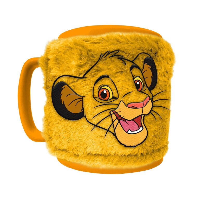 Taza funda de peluche El Rey Leon Disney 440ml - Frikibase.com