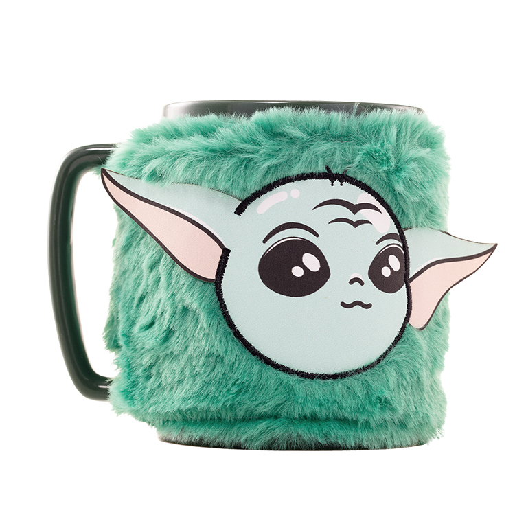 Taza funda de peluche Grogu Mandalorian Star Wars 440ml - Frikibase.com