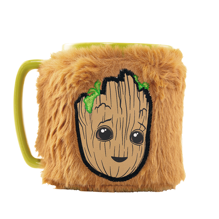 Taza funda de peluche Groot Guardianes de la Galaxia Marvel 440ml - Frikibase.com