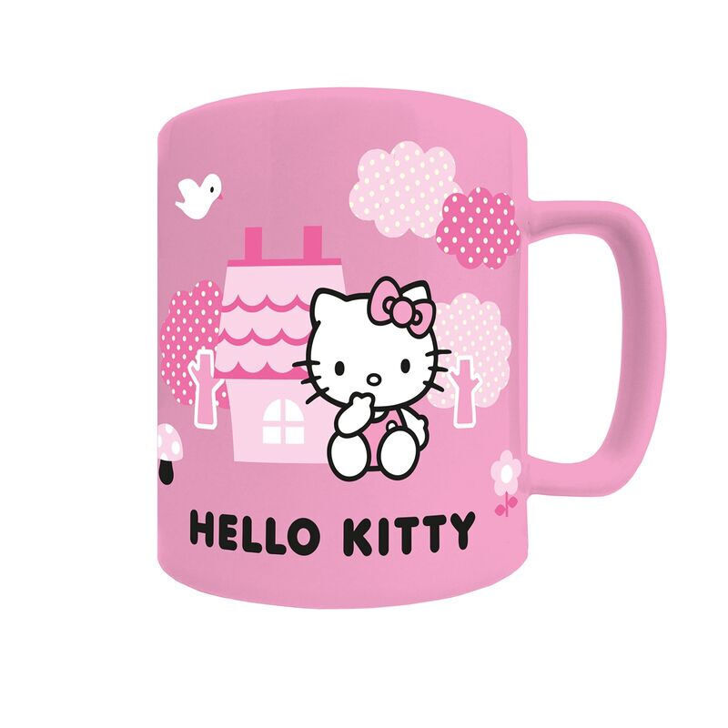 Taza funda de peluche Hello Kitty 440ml - Frikibase.com