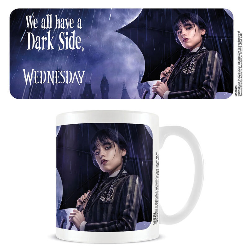 Taza Lado Oscuro Miercoles Wednesday 315ml - Frikibase.com
