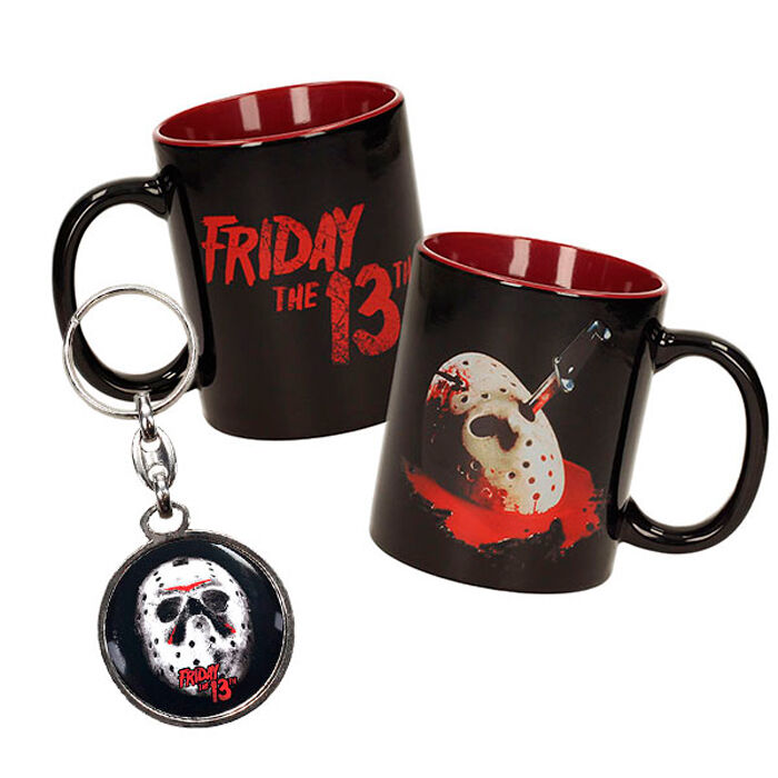 Taza + Llavero metalico Viernes 13 - Frikibase.com