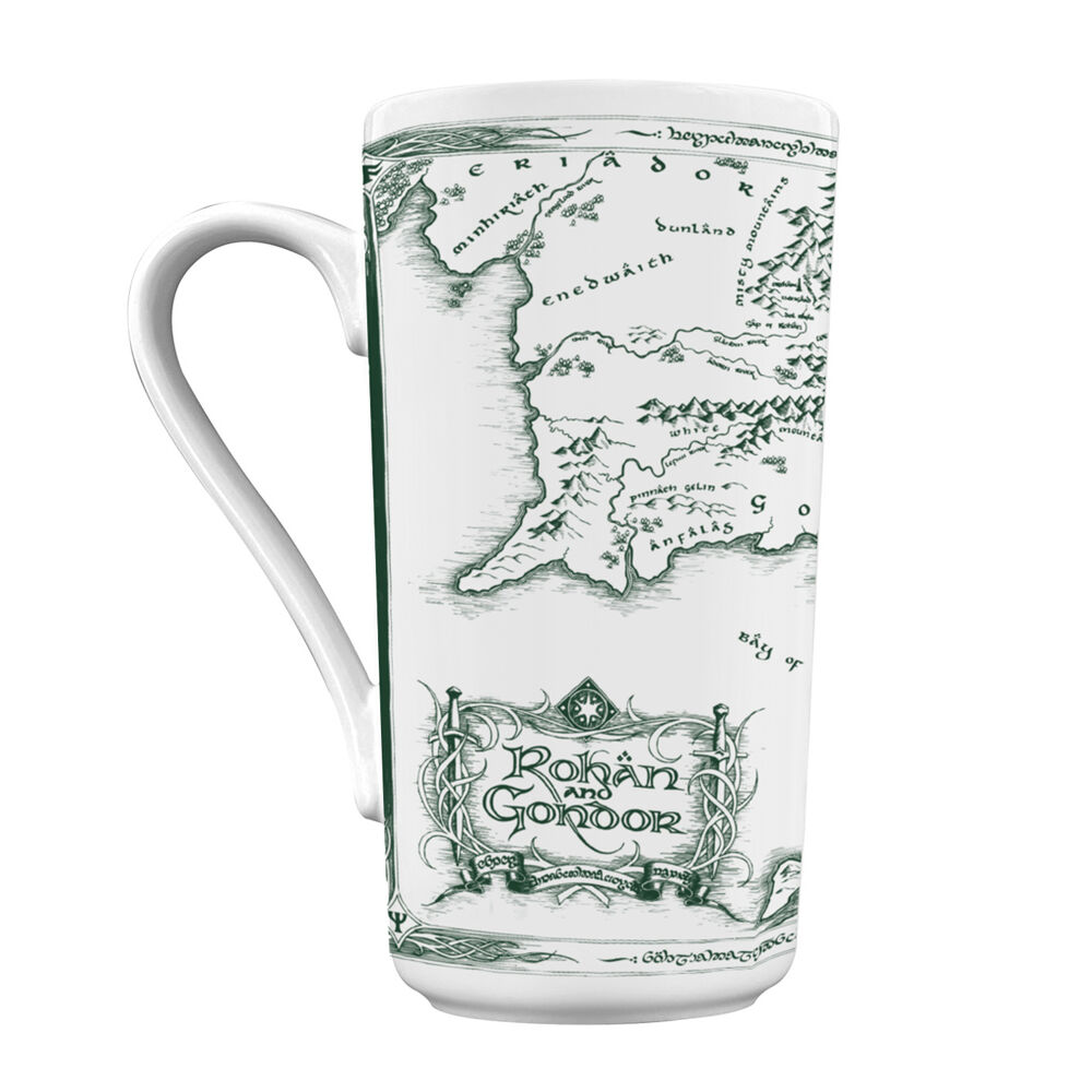 Taza Mapa El Señor de los Anillos 470ml - Frikibase.com