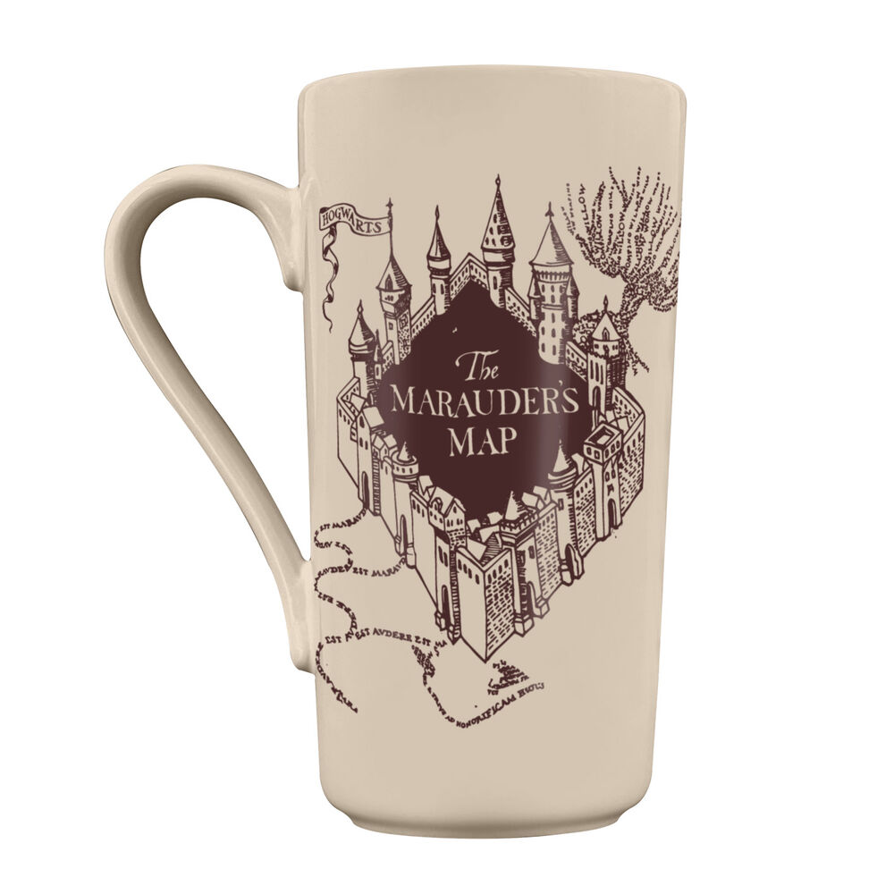 Taza Mapa Merodeador Harry Potter 470ml - Frikibase.com