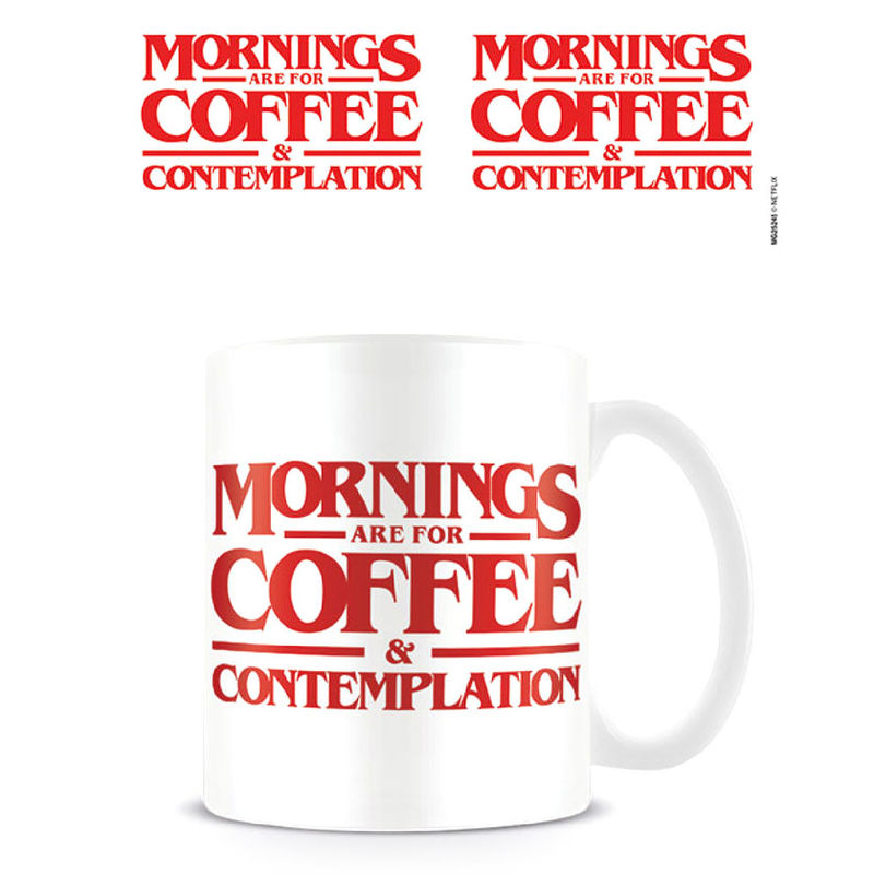 Taza Mornings are for Coffee Stranger Things - Frikibase.com