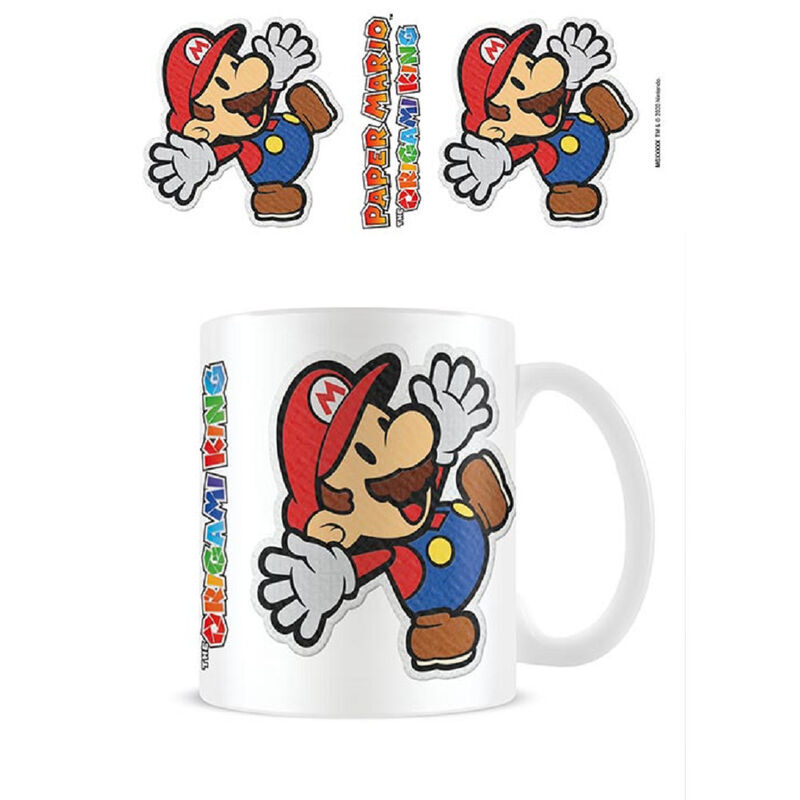 Taza Paper Mario Super Mario Bros 315ml - Frikibase.com