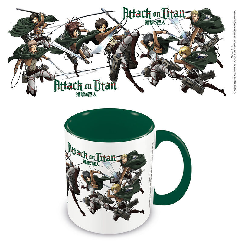 Taza Personajes Attack on Titan 315ml - Frikibase.com