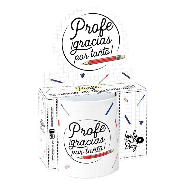 Taza - Profe Gracias Por Tanto 330ml - Frikibase.com