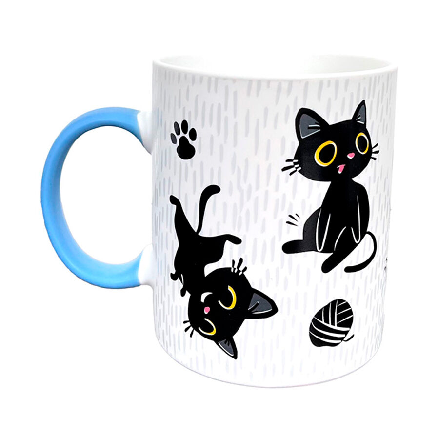 Taza Suerte en el Club del Gato Negro Pusheen - Frikibase.com