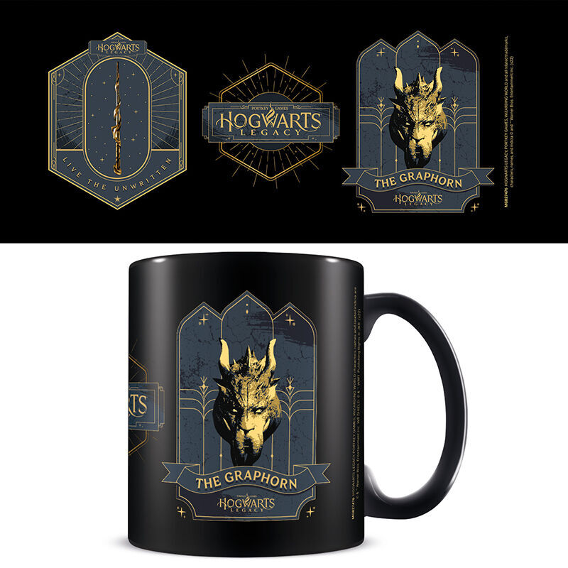 Taza The Graphorn y Varita Negra Harry Potter 315ml - Frikibase.com