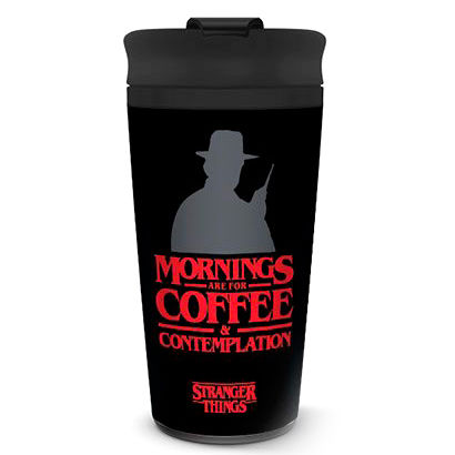 Taza viaje Coffe and Contemplation Stranger Things - Frikibase.com