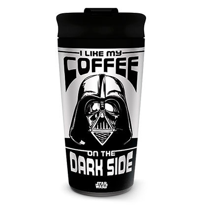 Taza viaje I Like my Coffe on the Dark Side Darth Vader Star Wars - Frikibase.com