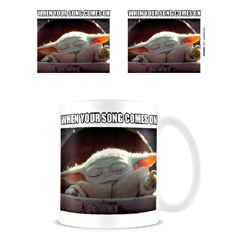 Taza When your Song Comes On The Mandalorian Star Wars - Frikibase.com