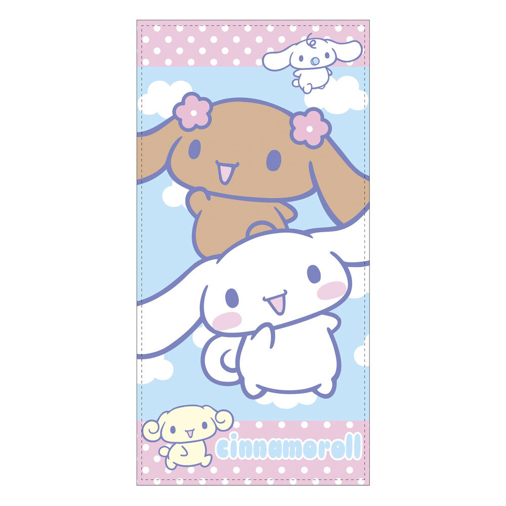 Toalla Cinnamoroll Hello Kitty microfibra - Frikibase.com