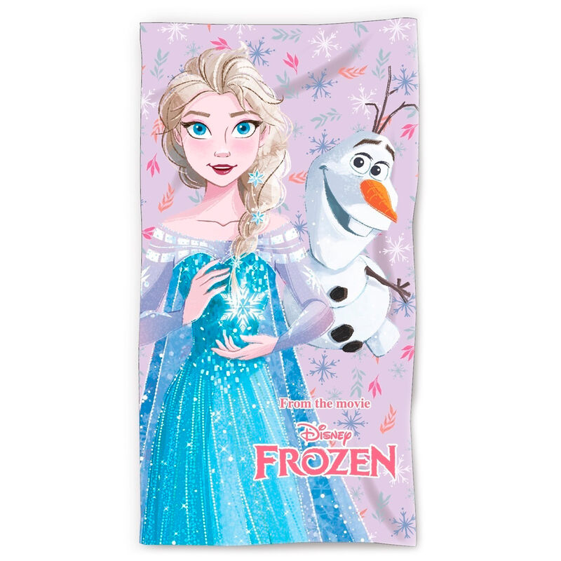 Toalla Elsa & Olaf Frozen Disney algodon - Frikibase.com