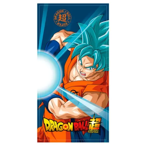 Toalla Goku Super Saiyan Blue Dragon Ball Super algodon - Frikibase.com