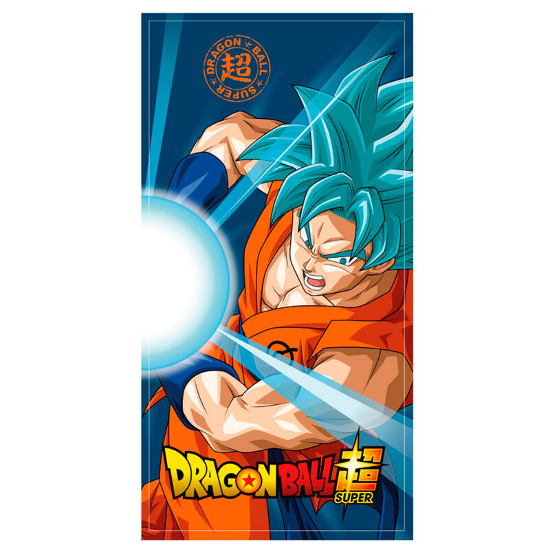 Toalla Goku Super Saiyan Blue Dragon Ball Super algodon - Frikibase.com