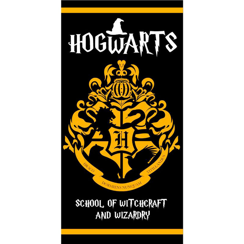 Toalla Hogwarts Harry Potter microfibra - Frikibase.com