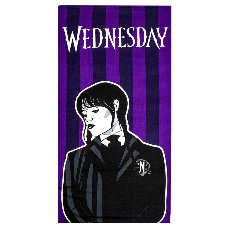 Toalla Miercoles Wednesday microfibra - Frikibase.com