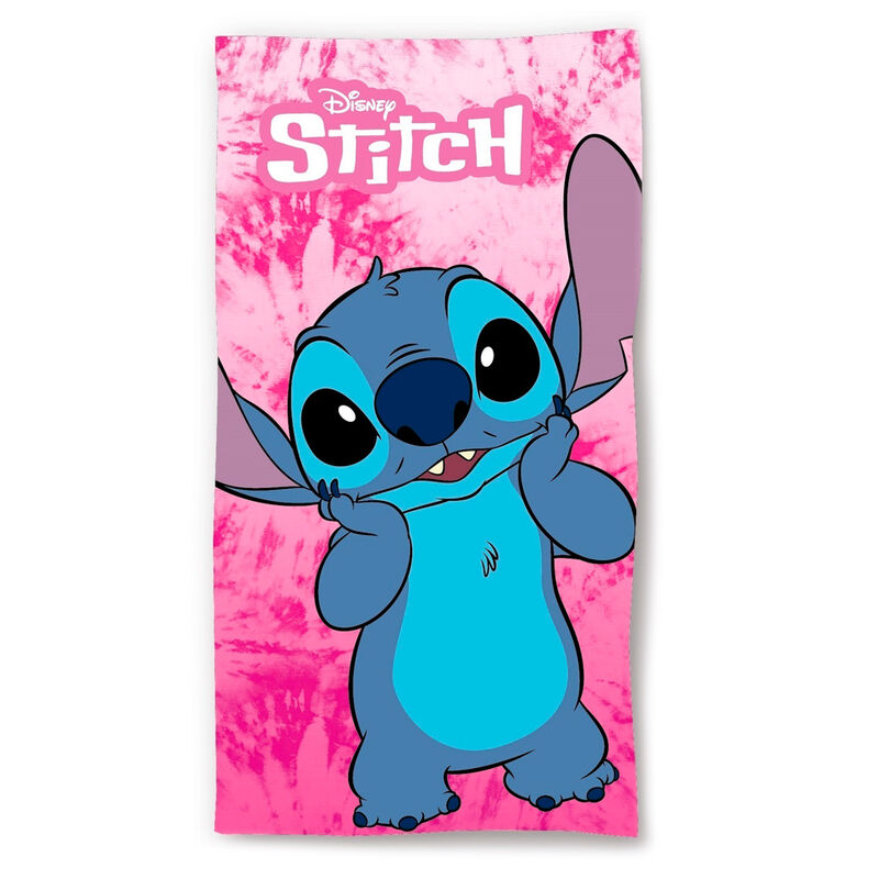 Toalla Pink Stitch Disney microfibra - Frikibase.com