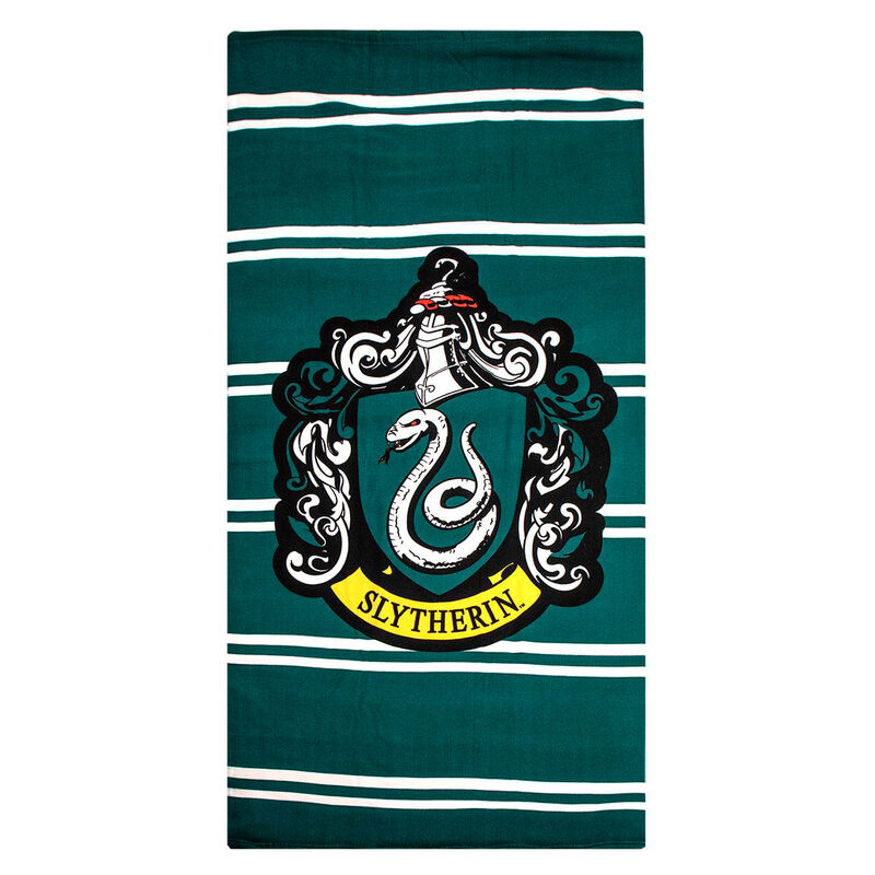 Toalla Slytherin Harry Potter microfibra - Frikibase.com