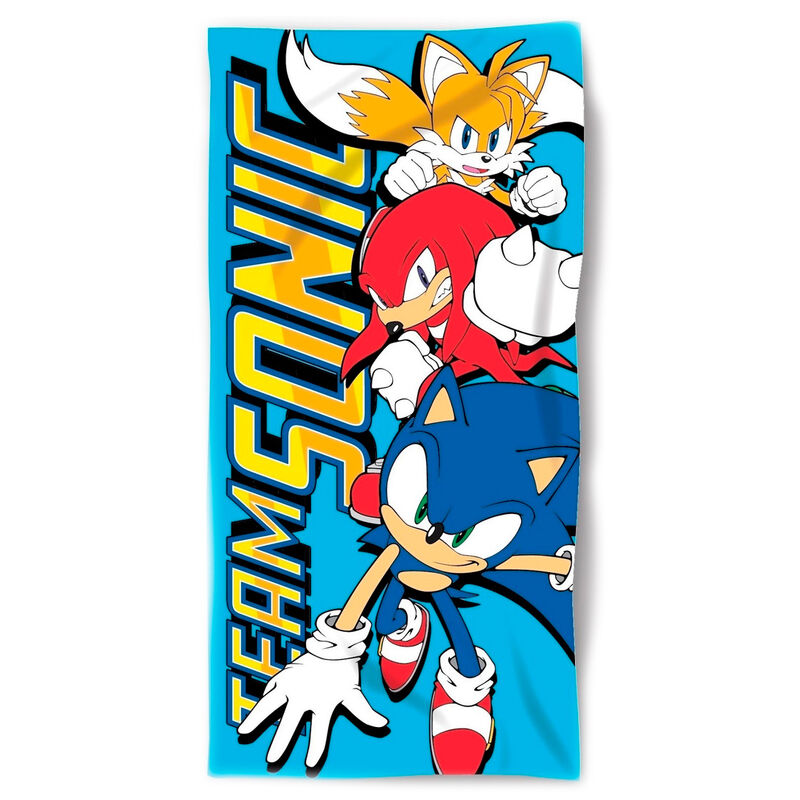 Toalla Sonic The Hedgehog algodon - Frikibase.com