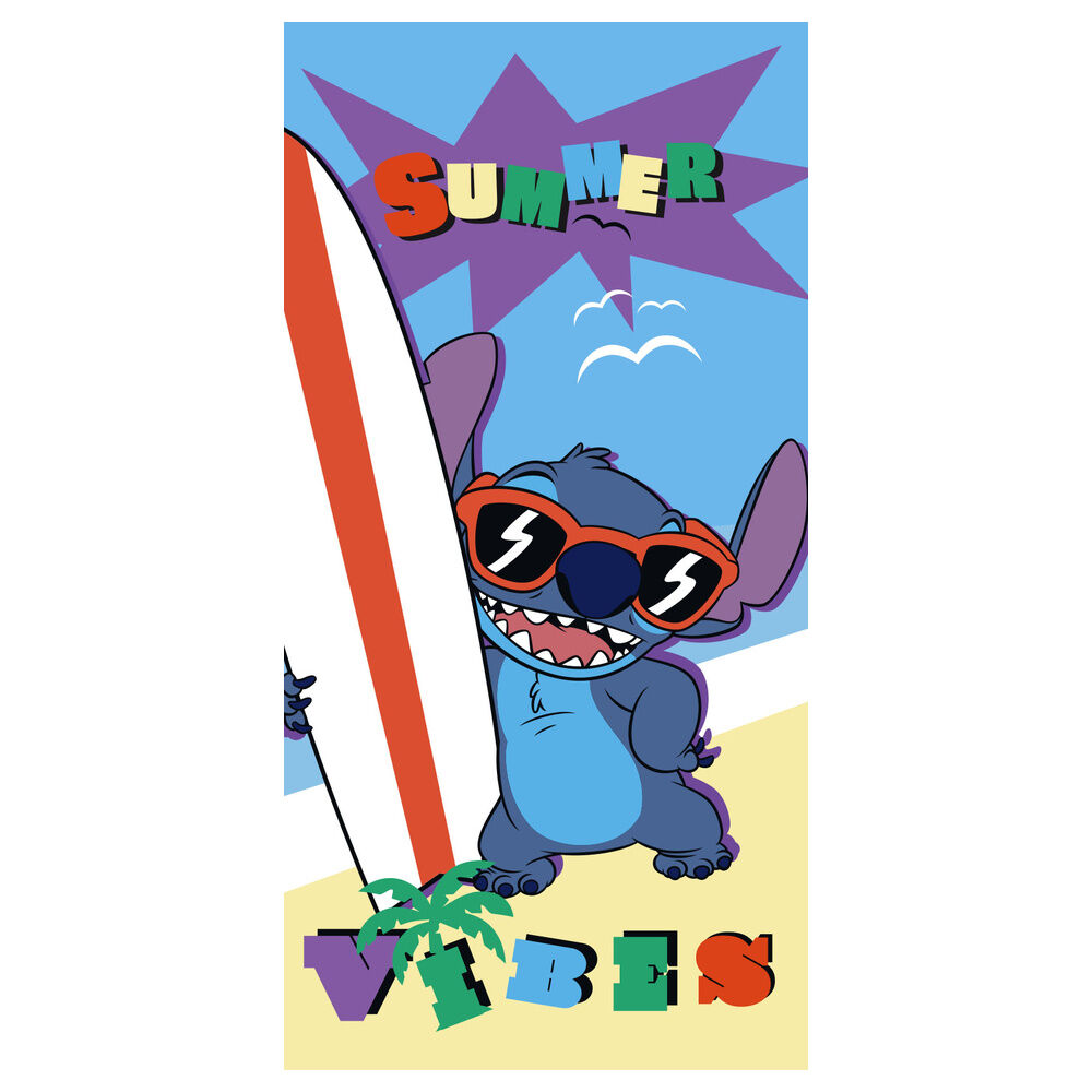 Toalla Stitch Disney microfibra - Frikibase.com