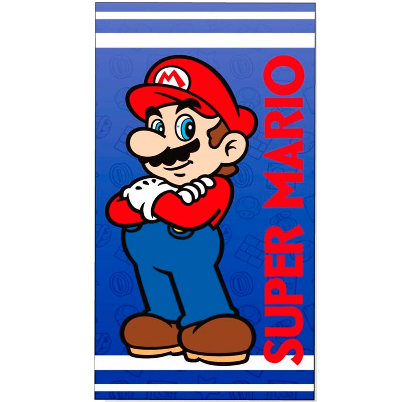 Toalla Super Mario Bros algodon - Frikibase.com