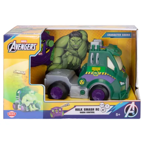 Vehiculo radio control Hulk Smash Los Vengadores Avengers Marvel - Frikibase.com