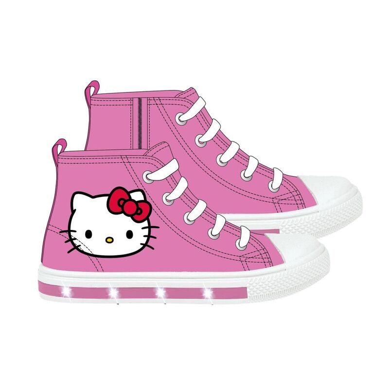 Zapatillas loneta Hello Kitty luces - Frikibase.com