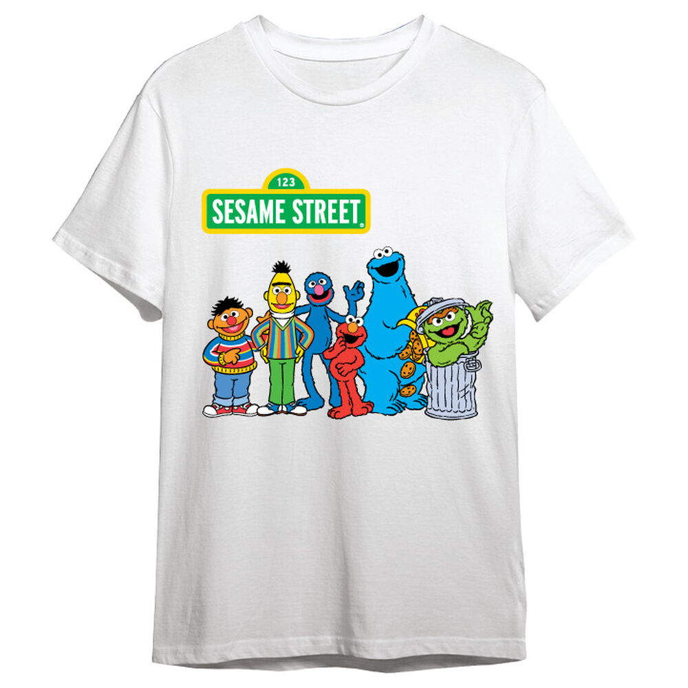 Camiseta Barrio Sesamo adulto - Frikibase.com