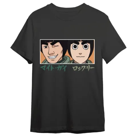 Camiseta Guy Sensei & Rock Lee Eyes Naruto Shippuden adulto - Frikibase.com