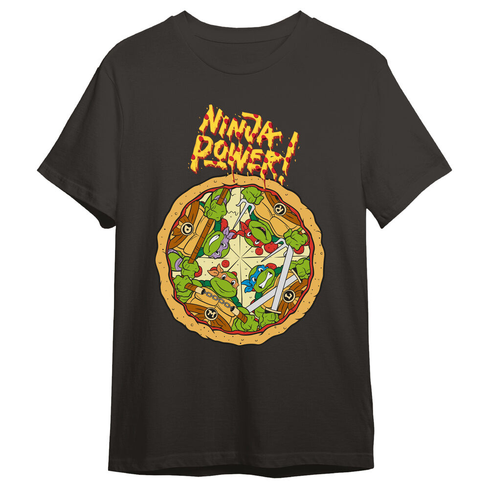 Camiseta Pizza Tortugas Ninja adulto - Frikibase.com