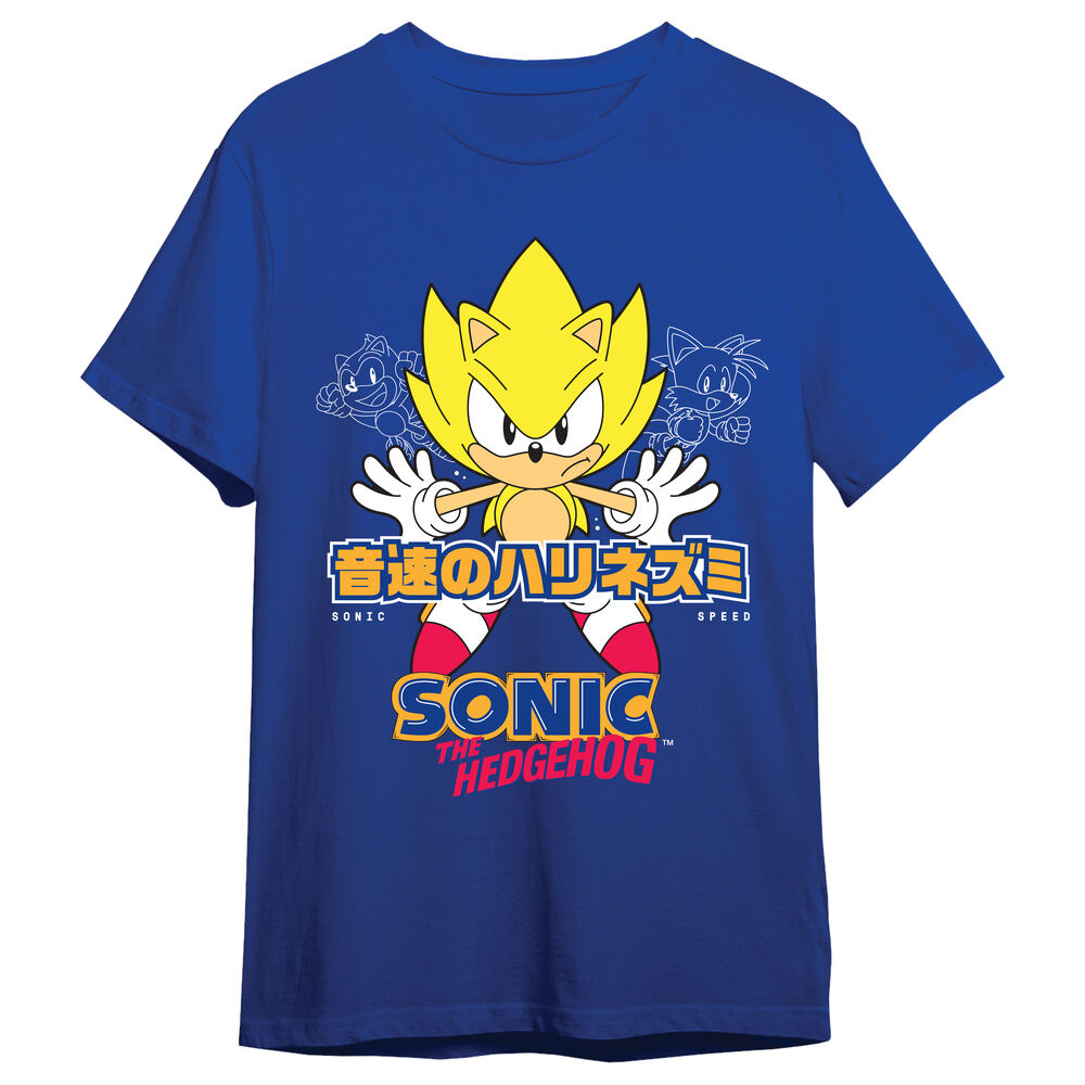 Camiseta Sonic the Hedgehog adulto - Frikibase.com