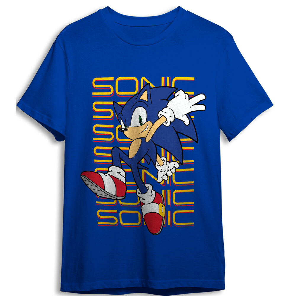 Camiseta Sonic the Hedgehog adulto - Frikibase.com