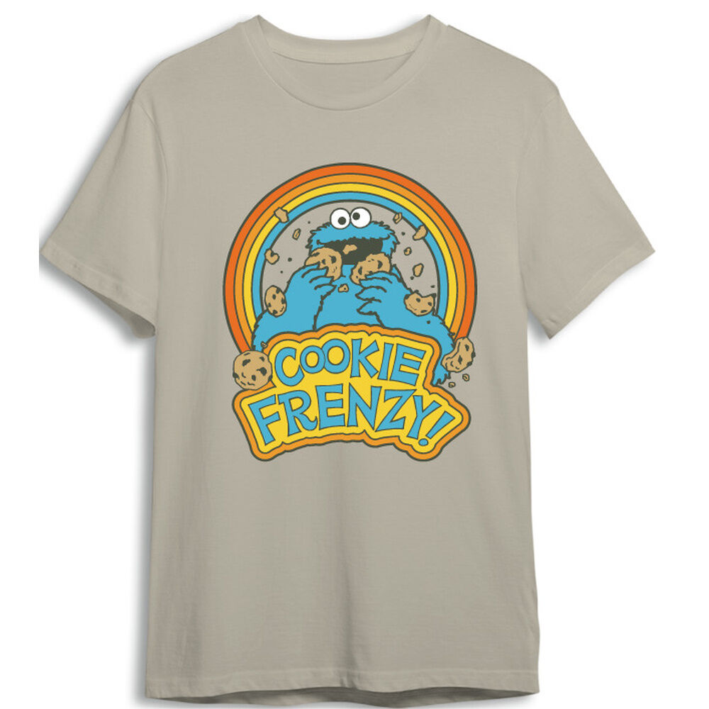 Camiseta Triki Monstruo de las Galletas Barrio Sesamo adulto - Frikibase.com