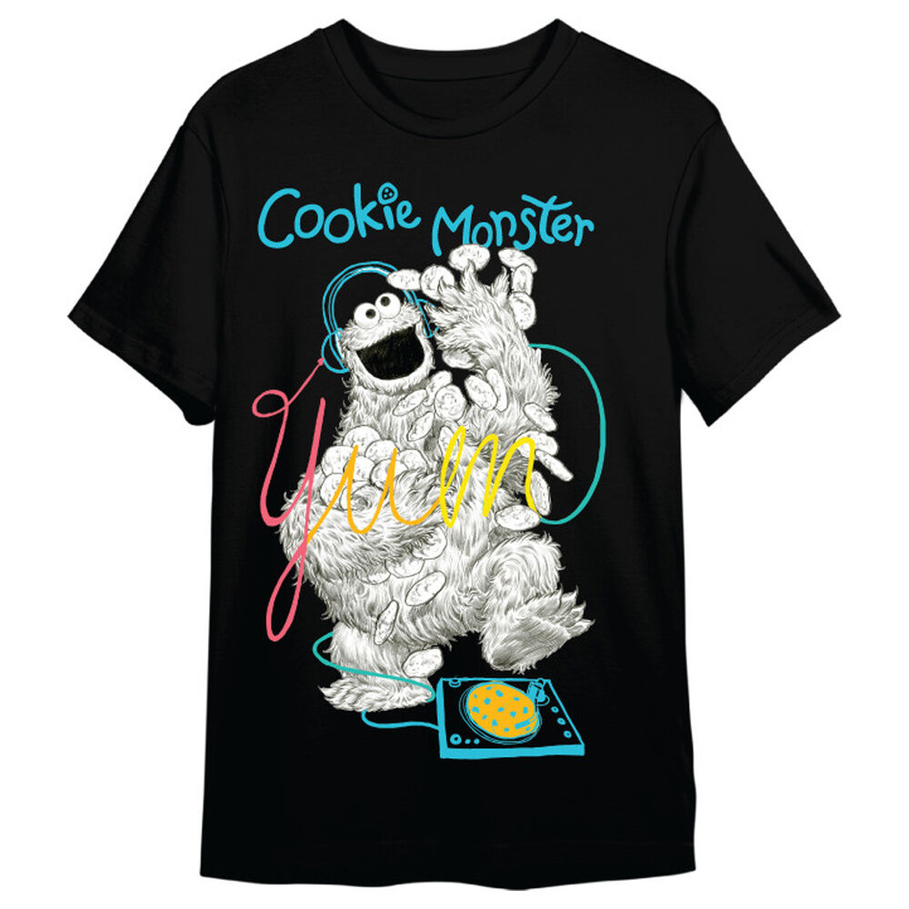 Camiseta Triki Monstruo de las Galletas Barrio Sesamo adulto - Frikibase.com